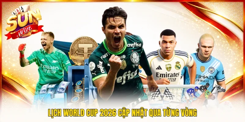 Lịch World Cup 2026 cập nhật qua từng vòng